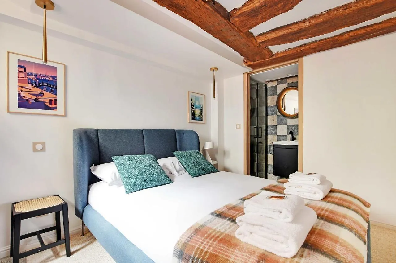 아파트 Amazing 10p3br Beaubourg - Centre De 파리